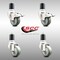 Service Caster 3 Inch 316SS Gray Poly Swivel 1-3/4 Inch Expanding Stem Caster Lock Brake, 2PK SCC-SS316TTLEX20S314-PPUB-2-S-2-134 - alternate 4